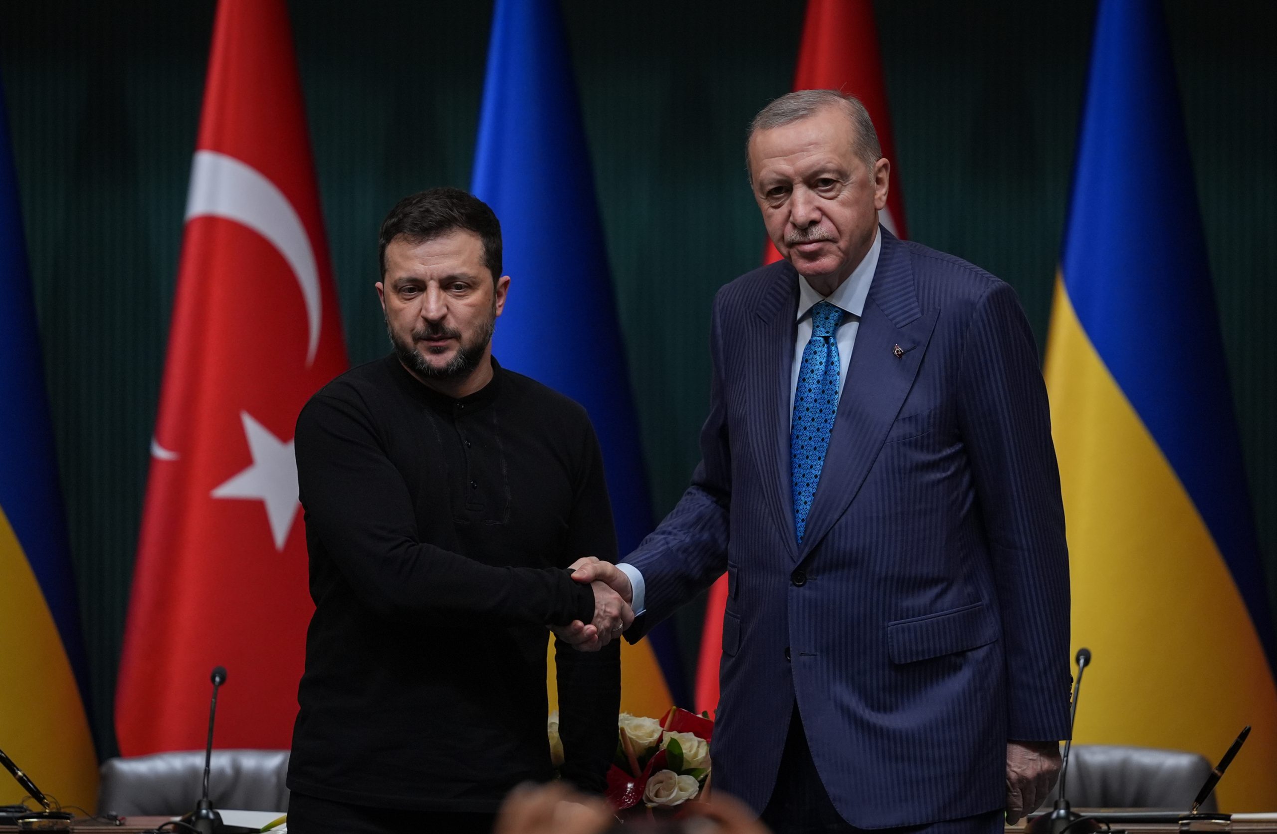 Cumhurbaşkanı Erdoğan, Ukrayna Devlet Başkanı Zelenskiy ile ortak basın toplantısı