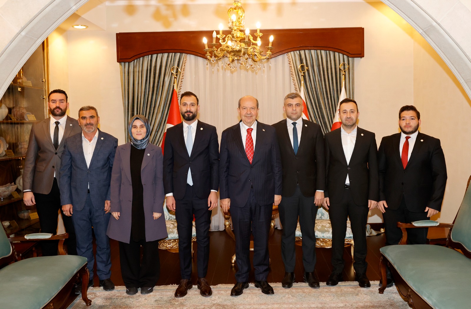 Cumhurbaşkanı Tatar, UID Başkanı Şanverdi ve heyetini kabul etti