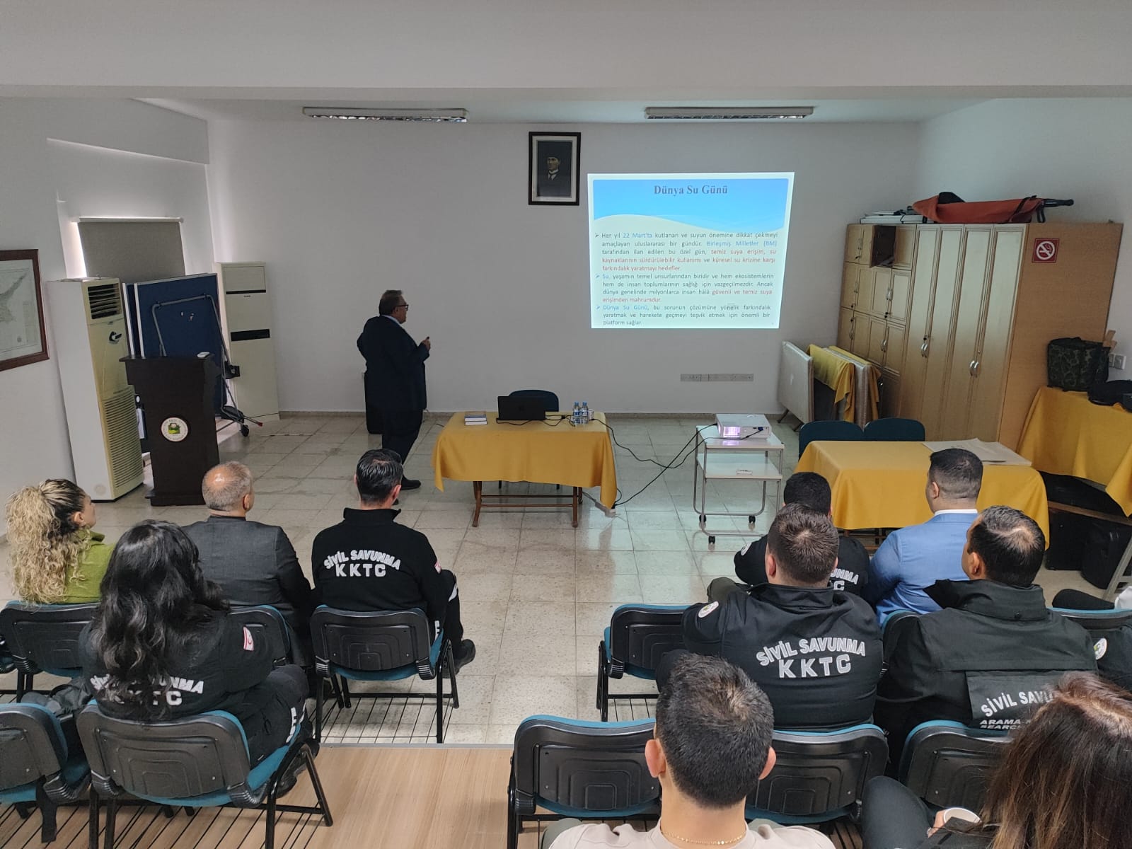 22 Mart Dünya Günü Su nedeniyle seminer yapıldı