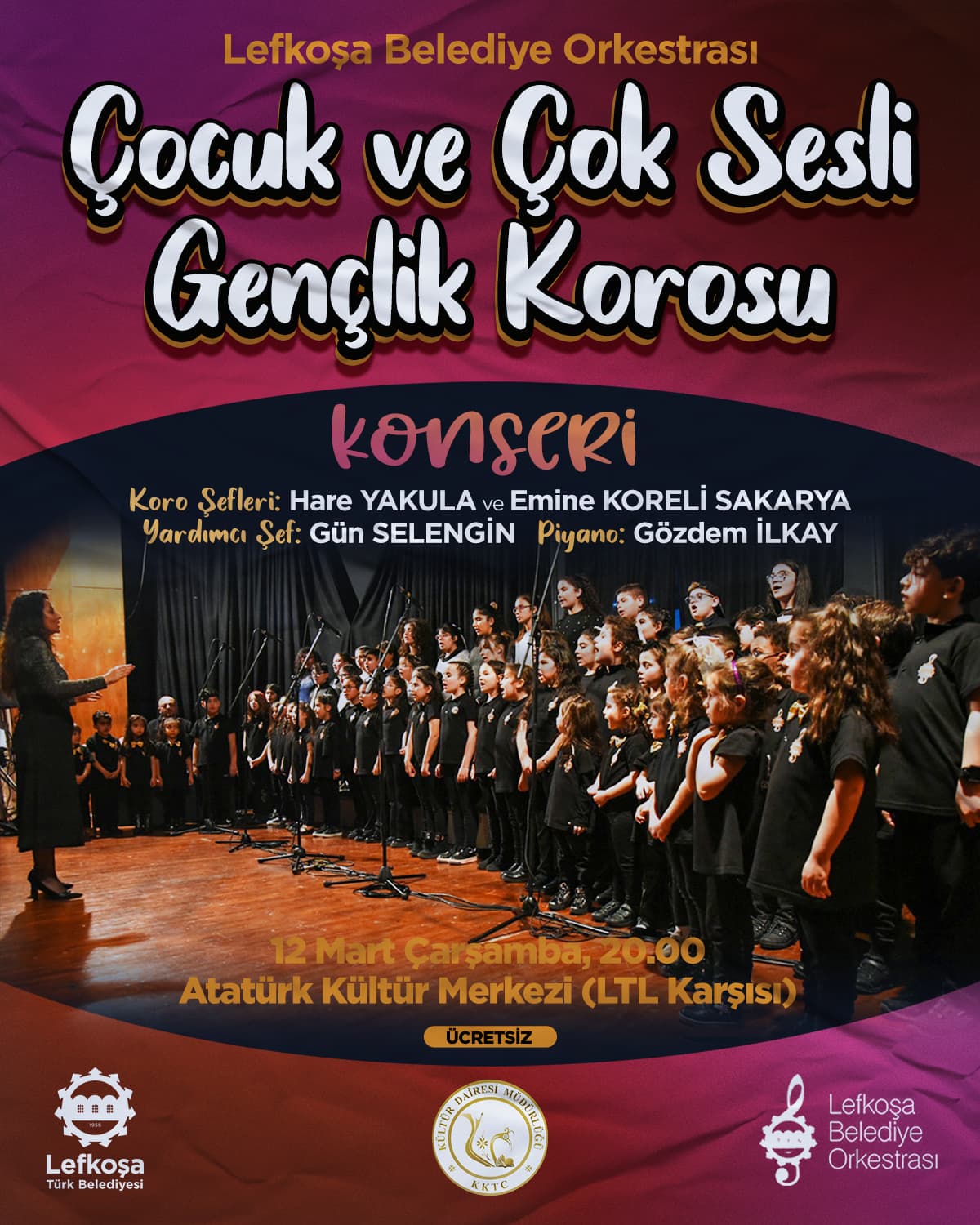 LBO Çocuk Koroları Çarşamba günü konser verecek