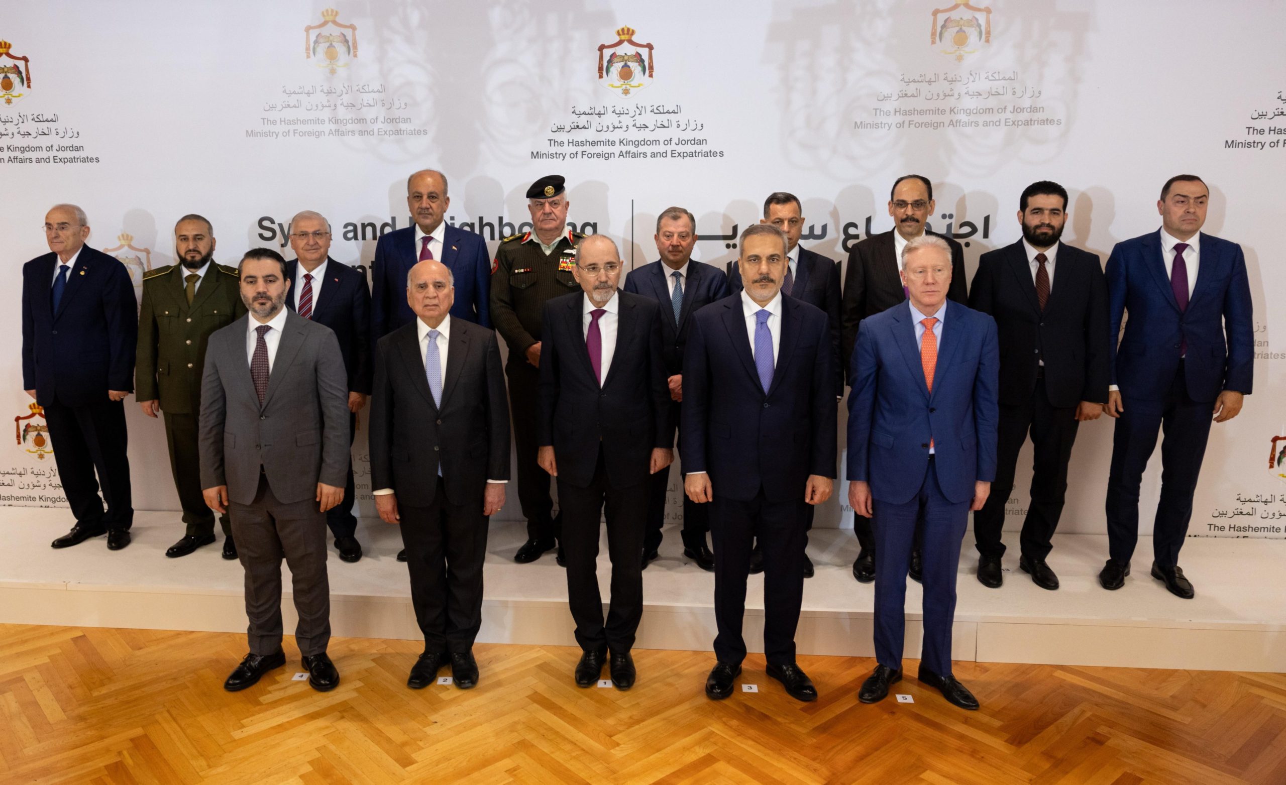 Türkiye, Ürdün, Irak, Lübnan ve Suriye’nin düzenlediği toplantının ardından ortak bildiri yayımlandı