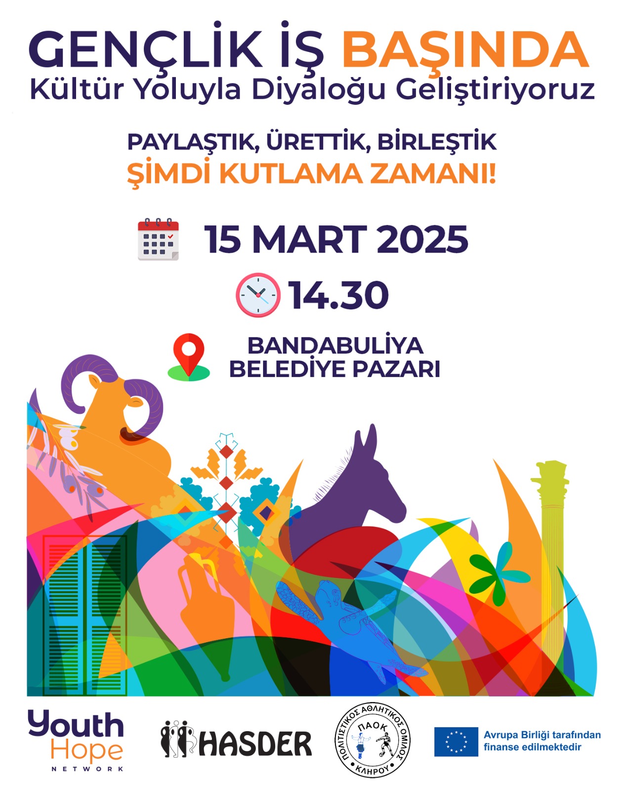 “Umudumuz Gençlik Festivali” cumartesi Lefkoşa Bandabuliya’da yapılacak