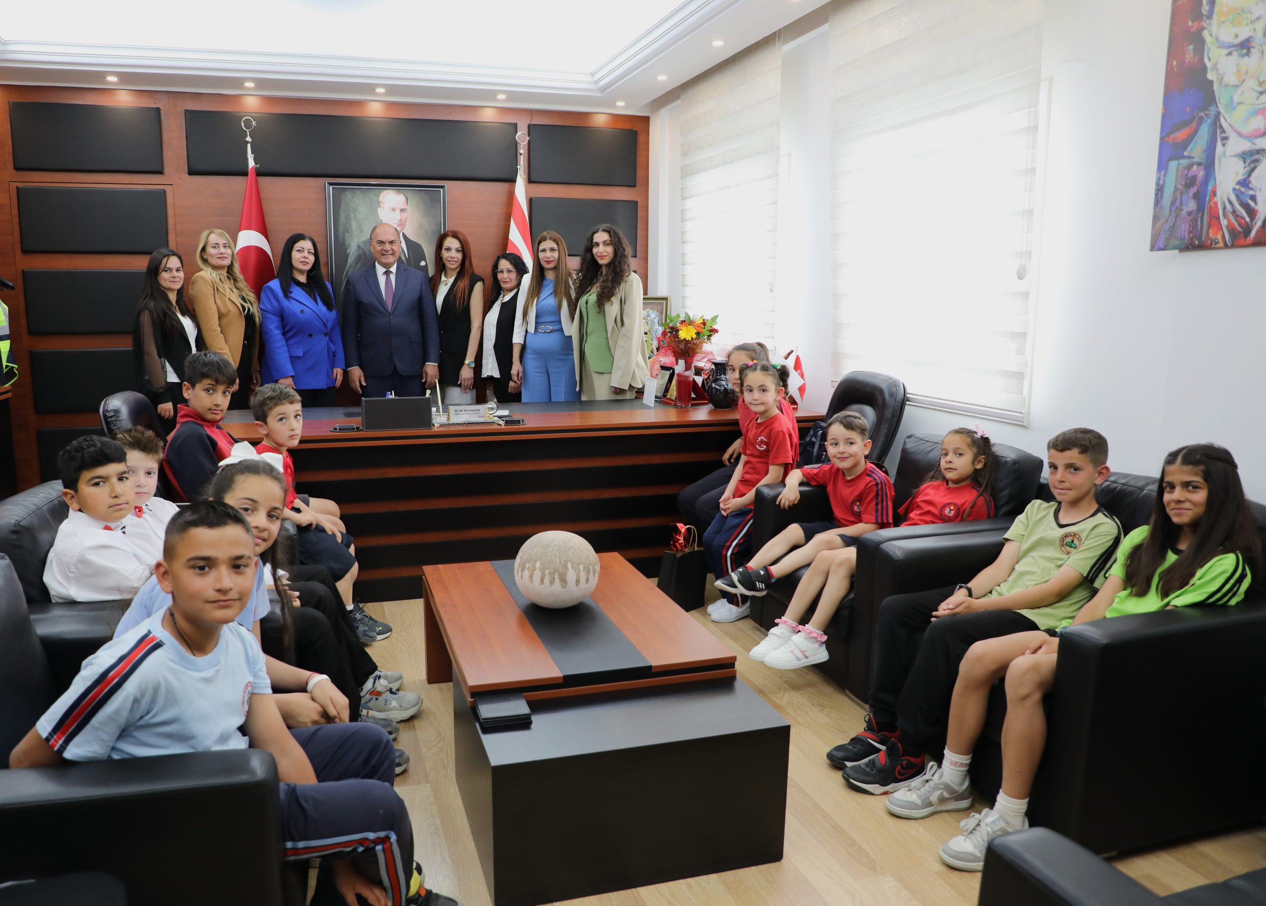 Bölge okullarından öğrenciler Karavezirler’i ziyaret etti