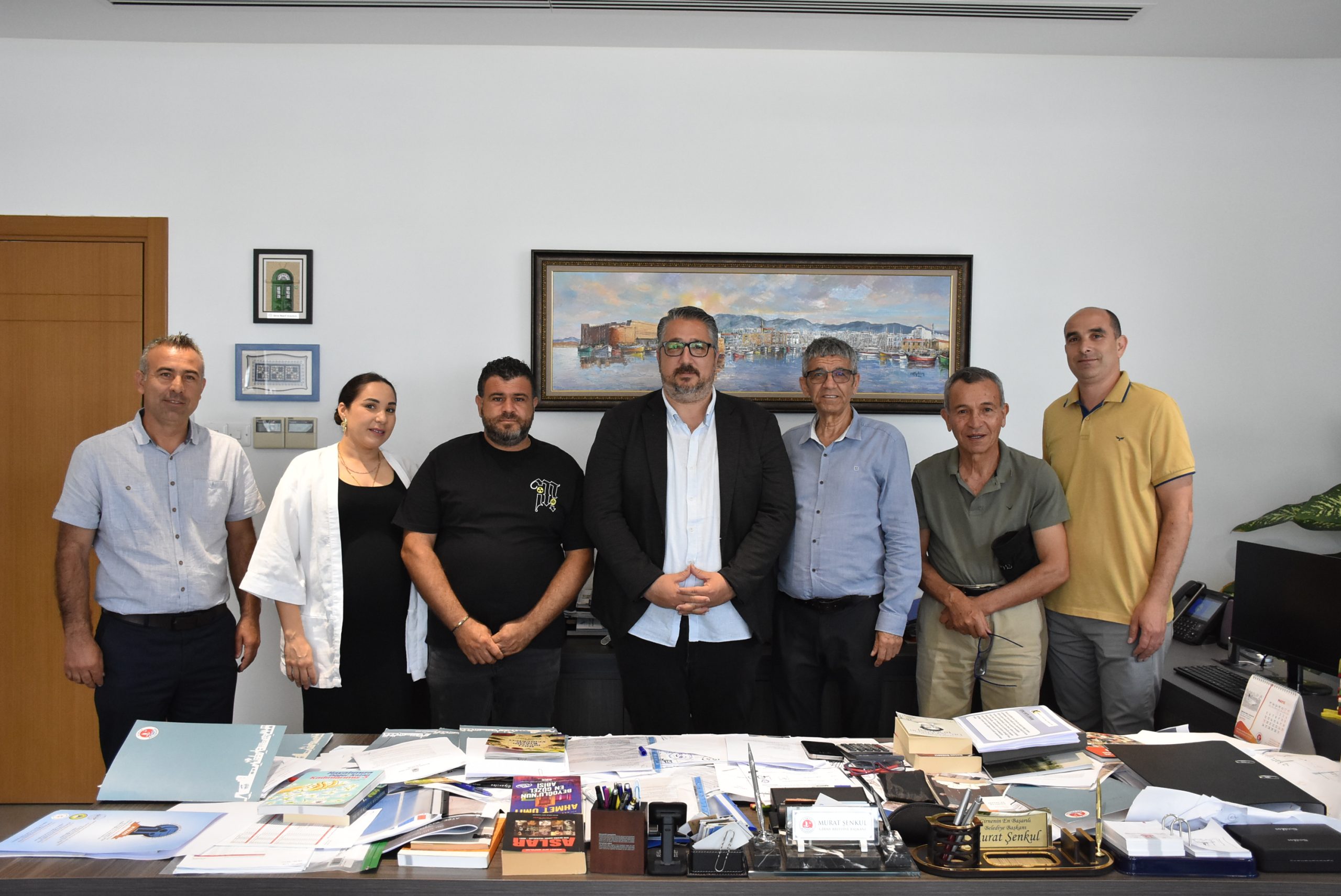 Girne Belediyesi, Kıbrıs Türk Esnaf ve Zanaatkarlar Odası ve Kıbrıs Türk Mekanik Sıhhi Tesisatçılar Birliği bir araya geldi