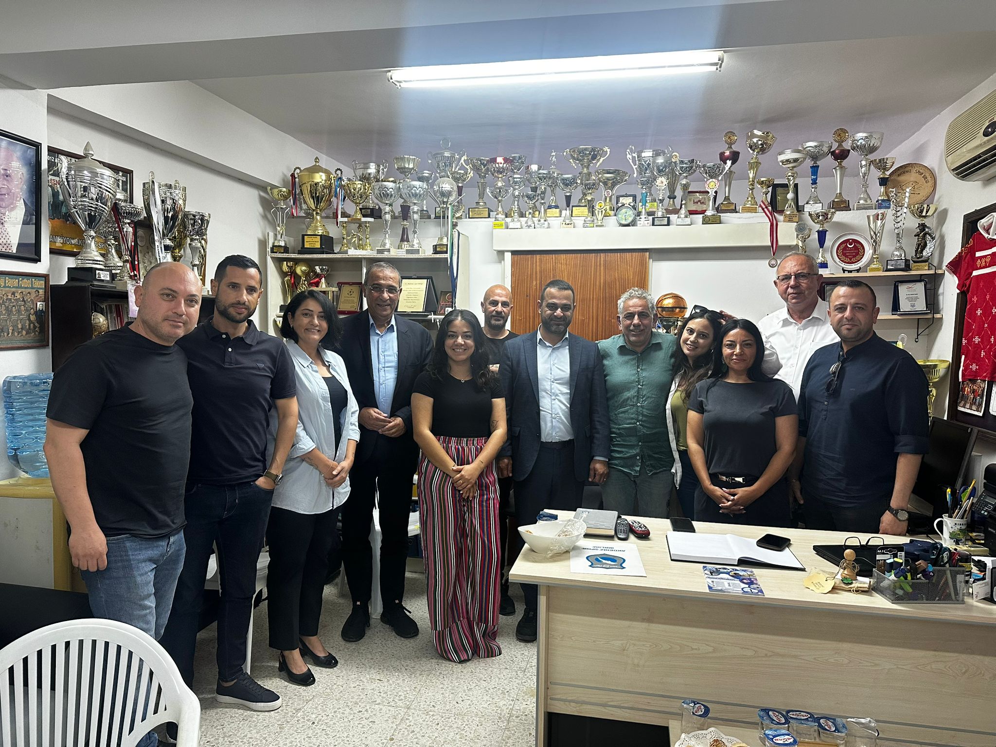 CTP Girne İlçesi’nden Akdeniz Spor Birliği’ne ziyaret