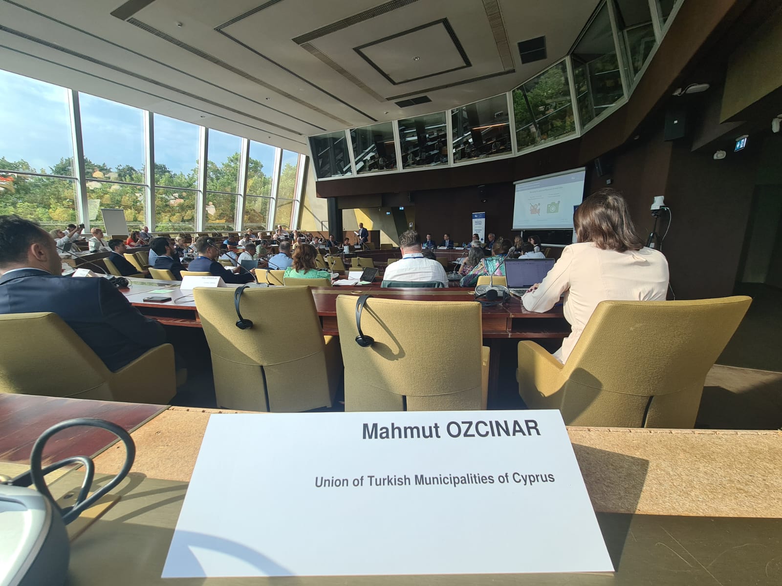 Başkan Özçınar, Strasbourg’ta toplantıya katıldı