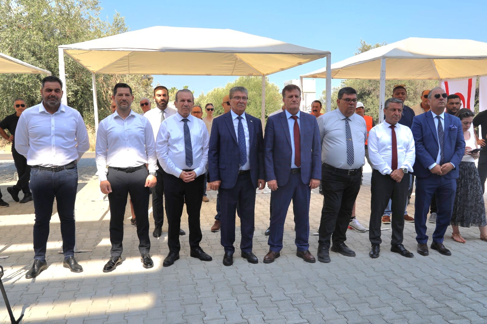 Başbakan Ünal Üstel, Girne Doğu Çevre Yolu 1. Etap Yol Yapımı Başlama Törenine katıldı