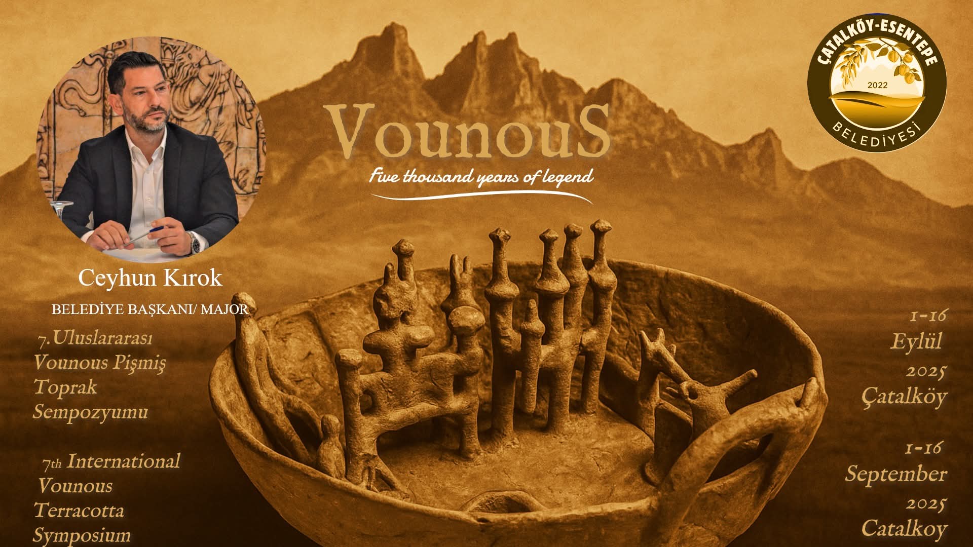 7. Vounous Uluslararası Pişmiş Toprak Sempozyumu 14 Eylül’de başlayacak