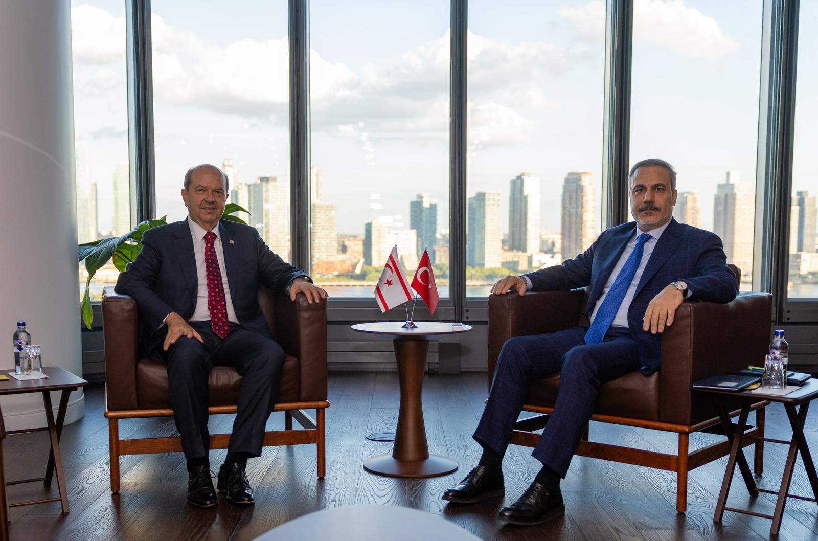 Cumhurbaşkanı Tatar, Fidan ile görüştü