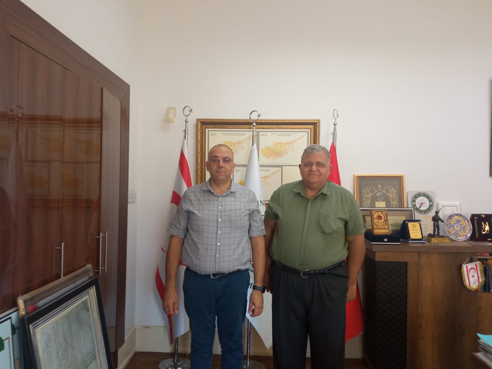 KTEMB, Kıbrıs Vakıflar İdaresi’ni ziyaret etti