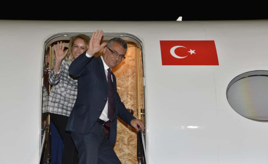 Cumhurbaşkanı Erhürman ilk yurtdışı resmi ziyareti için adadan ayrıldı