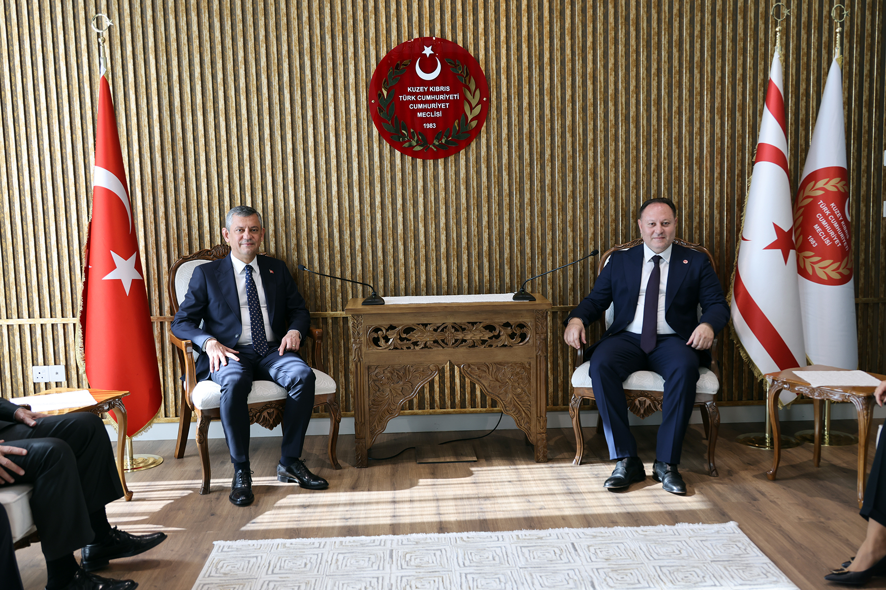 Öztürkler, KKTC’nin 42. kuruluş yıl dönümü dolayısıyla Türkiye’den gelen heyetleri kabul etti