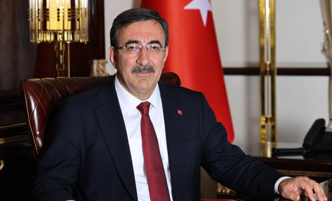 TC Cumhurbaşkanı Yardımcısı Yılmaz, KKTC’nin Kurucu Cumhurbaşkanı Denktaş’ı andı