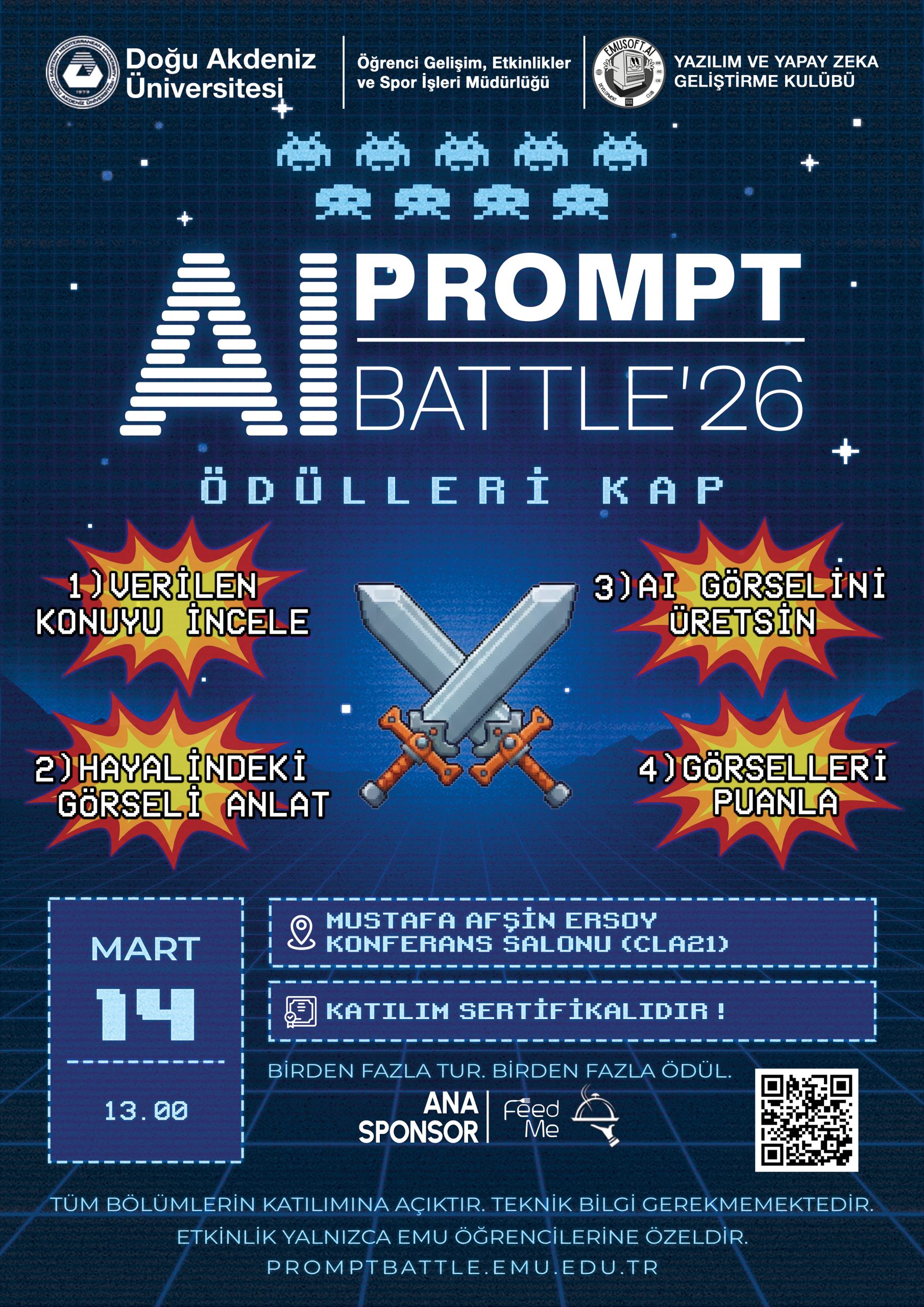 DAÜ’de “AI Prompt Battle” adlı etkinlik yapılacak