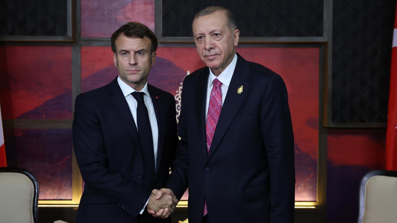 TC Cumhurbaşkanı Erdoğan, Fransa Cumhurbaşkanı Macron ile telefonda görüştü