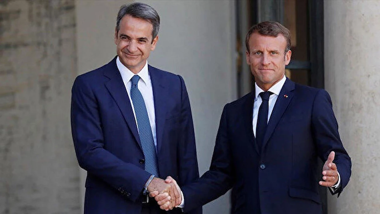Yunanistan Başbakanı Miçotakis ile Fransa Cumhurbaşkanı Macron telefonda konuştu