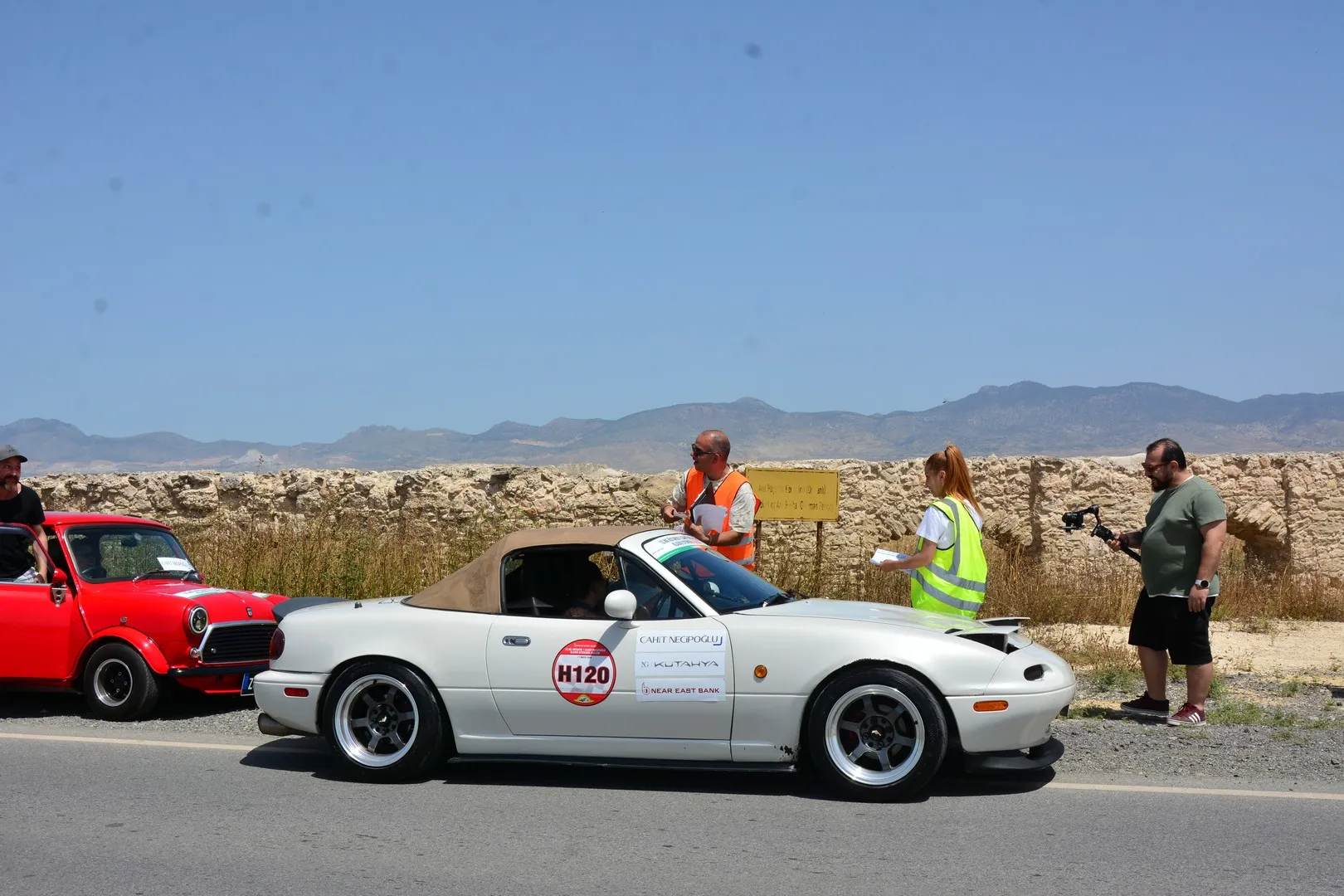 Klasik otomobil rallisi yapıldı
