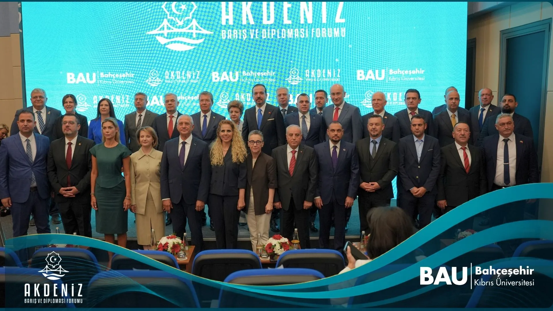 "Akdeniz Barış ve Diplomasi Forumu” Bahçeşehir Kıbrıs Üniversitesi ev sahipliğinde başladı