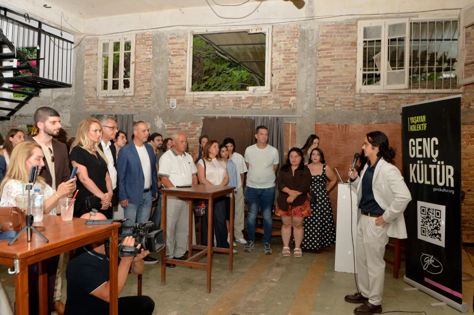 Erhürman çifti, Genç Kültür Kollektifi’nin tanıtım etkinliğine katıldı