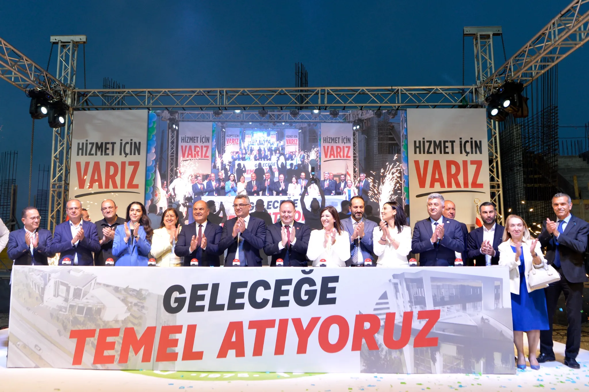 Erhürman, Değirmenlik-Akıncılar Belediyesi’nin yeni hizmet binasının temel atma törenine katıldı