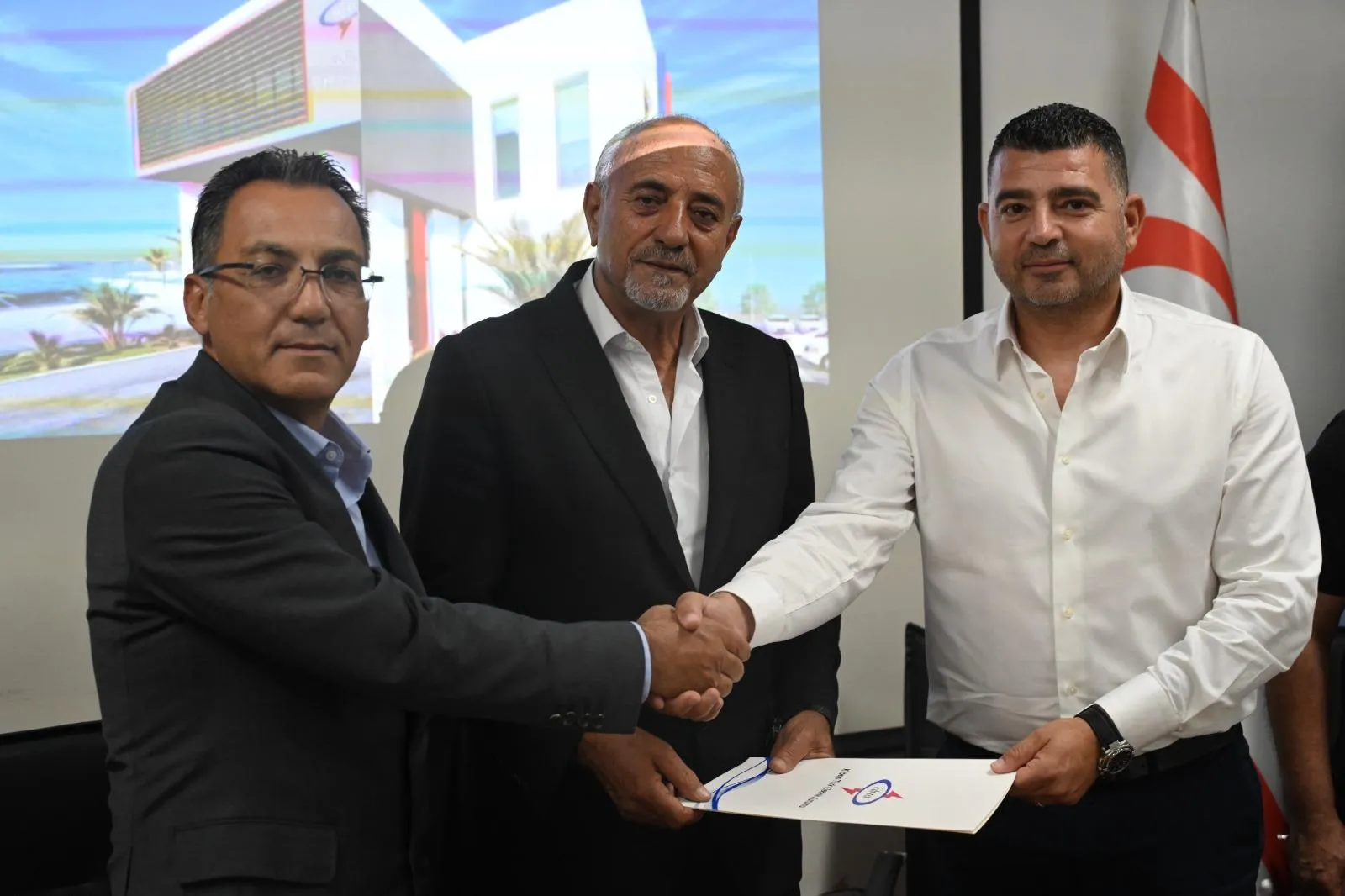 KIB-TEK İskele Bölge Amirliği Hizmet Binası’nın yapımı için sözleşme imzalandı