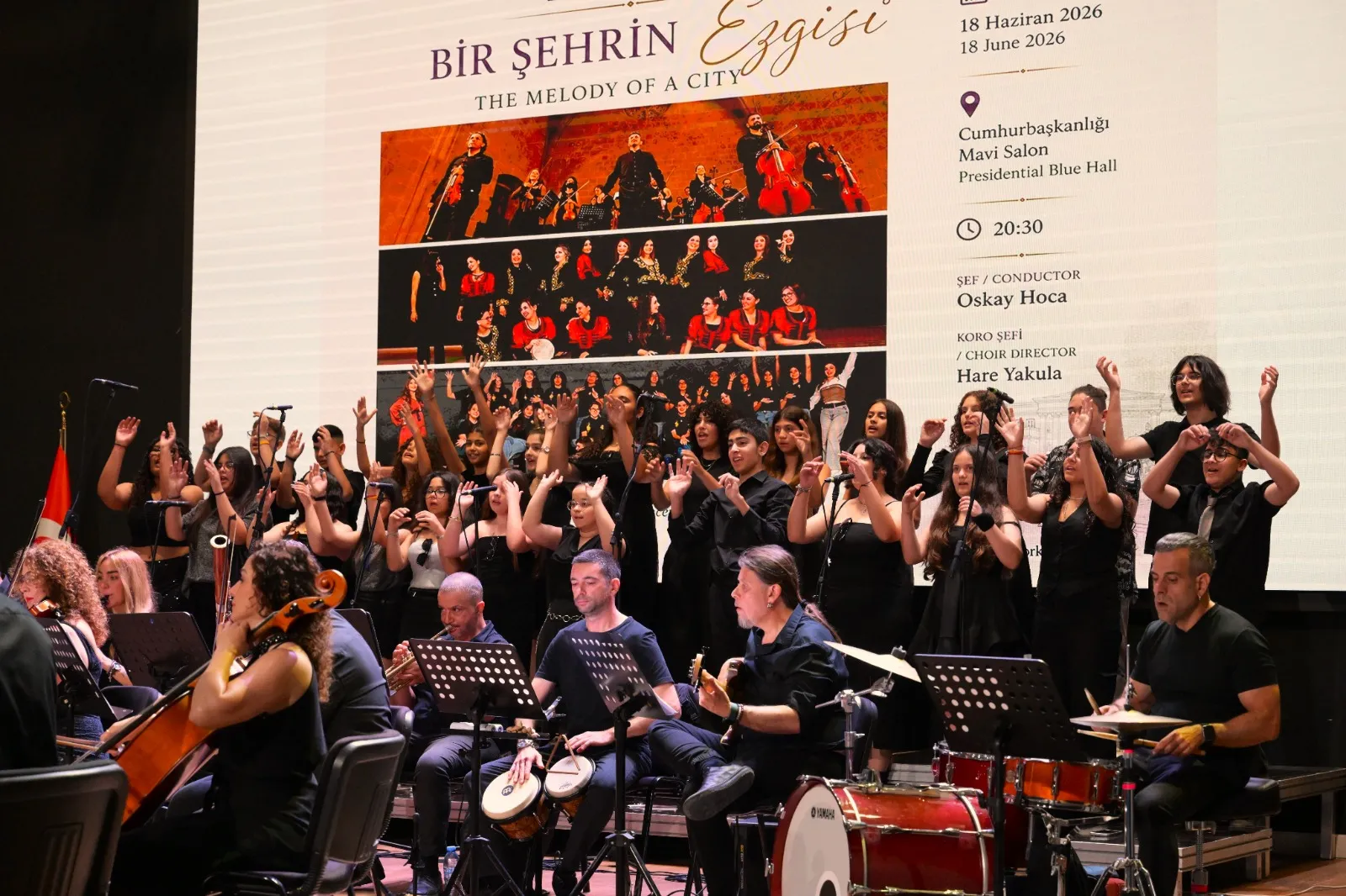 LBO Çoksesli Gençlik Korosu ve Genç Kadın Vokal grup sezonun son konserini verdi