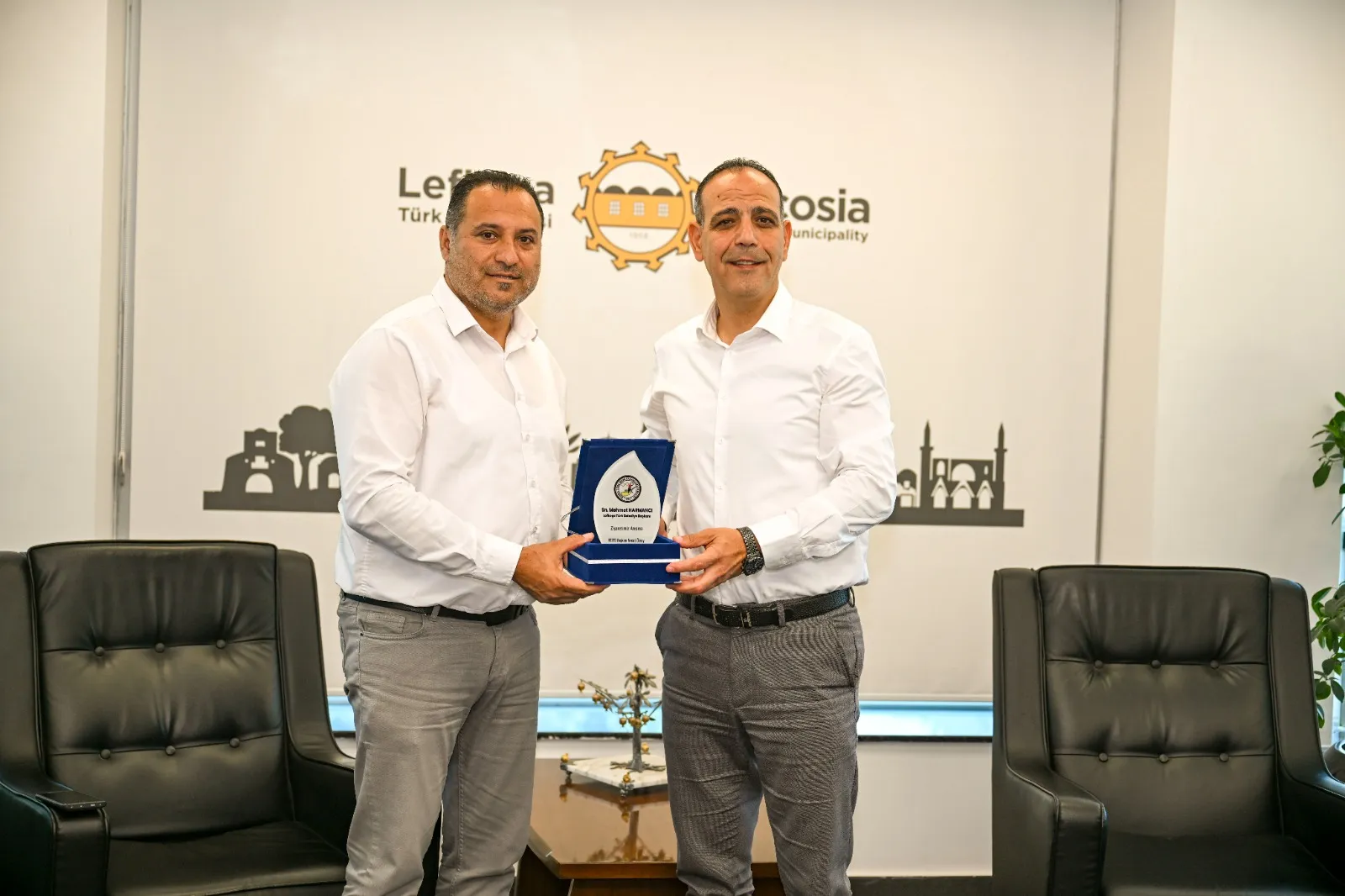 LTB Başkanı Harmancı, KTSYD'ni kabul etti