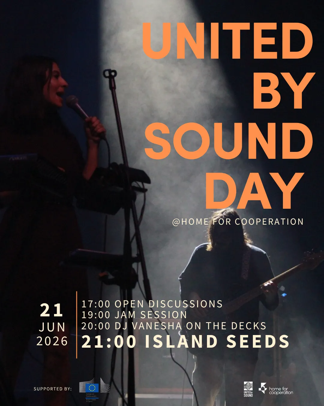 “United by Sound Day” etkinliği, 21 Haziran’da Dayanışma Evi’nde