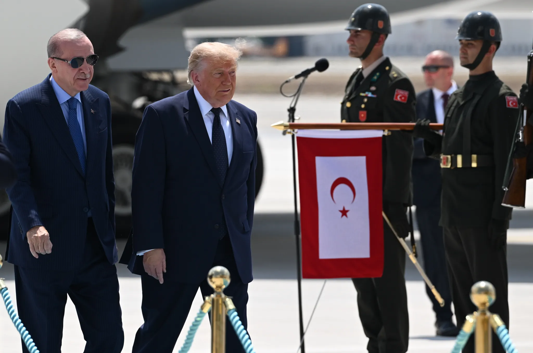ABD Başkanı Trump Ankara’da… Trump'ı, Erdoğan karşıladı