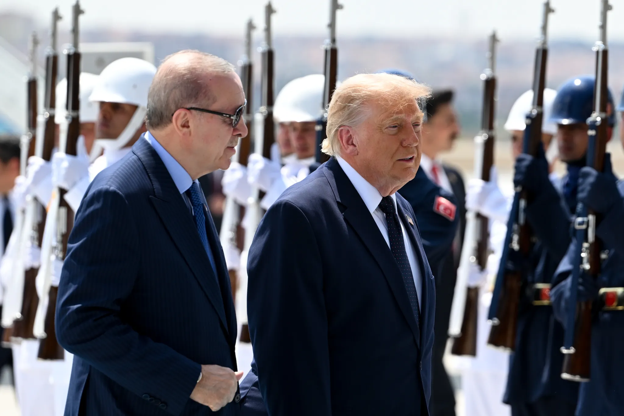 ABD Başkanı Trump Ankara’da… Trump'ı, Erdoğan karşıladı