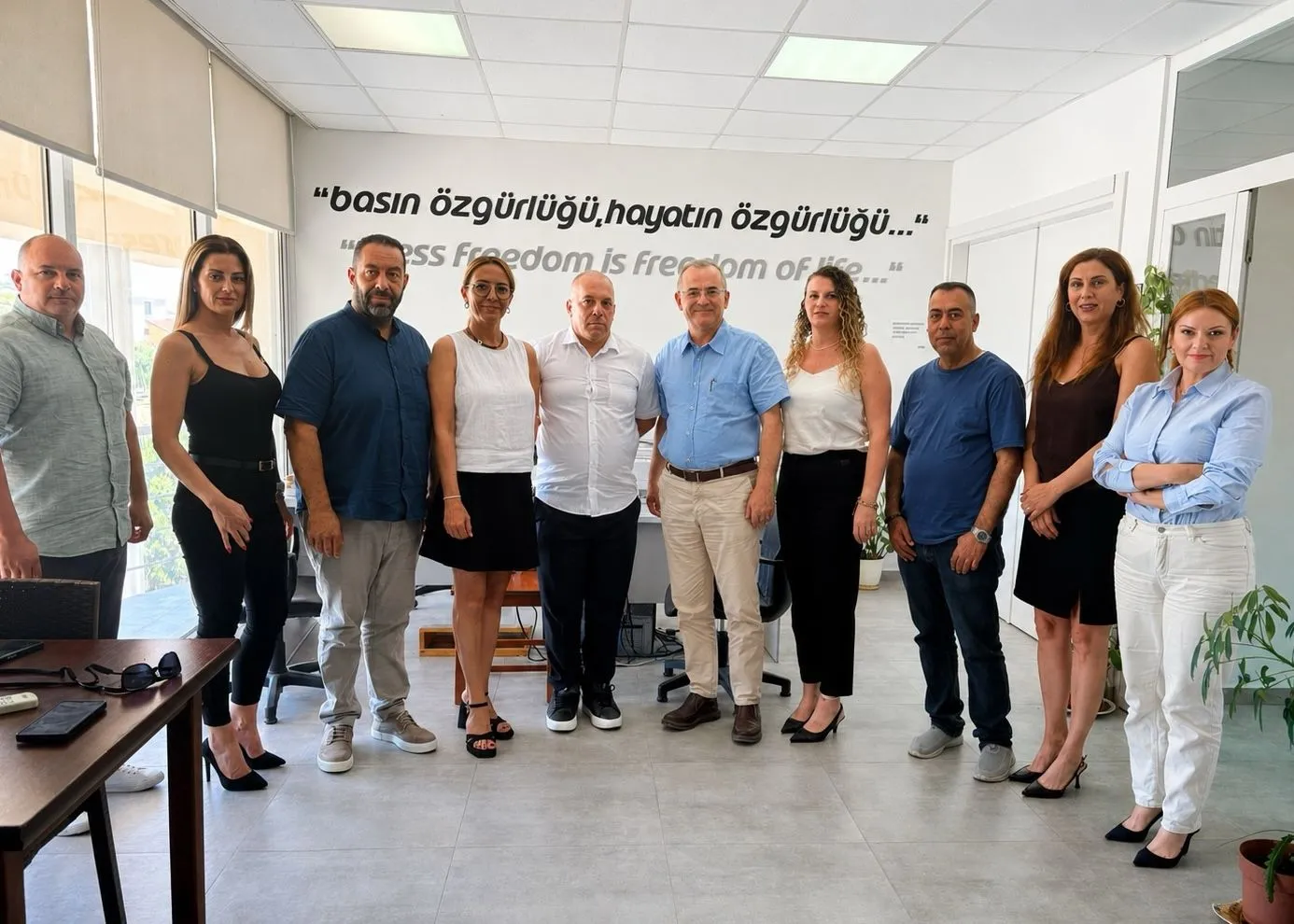 Bay-Sen Gazeteciler Birliği’ni ziyaret etti