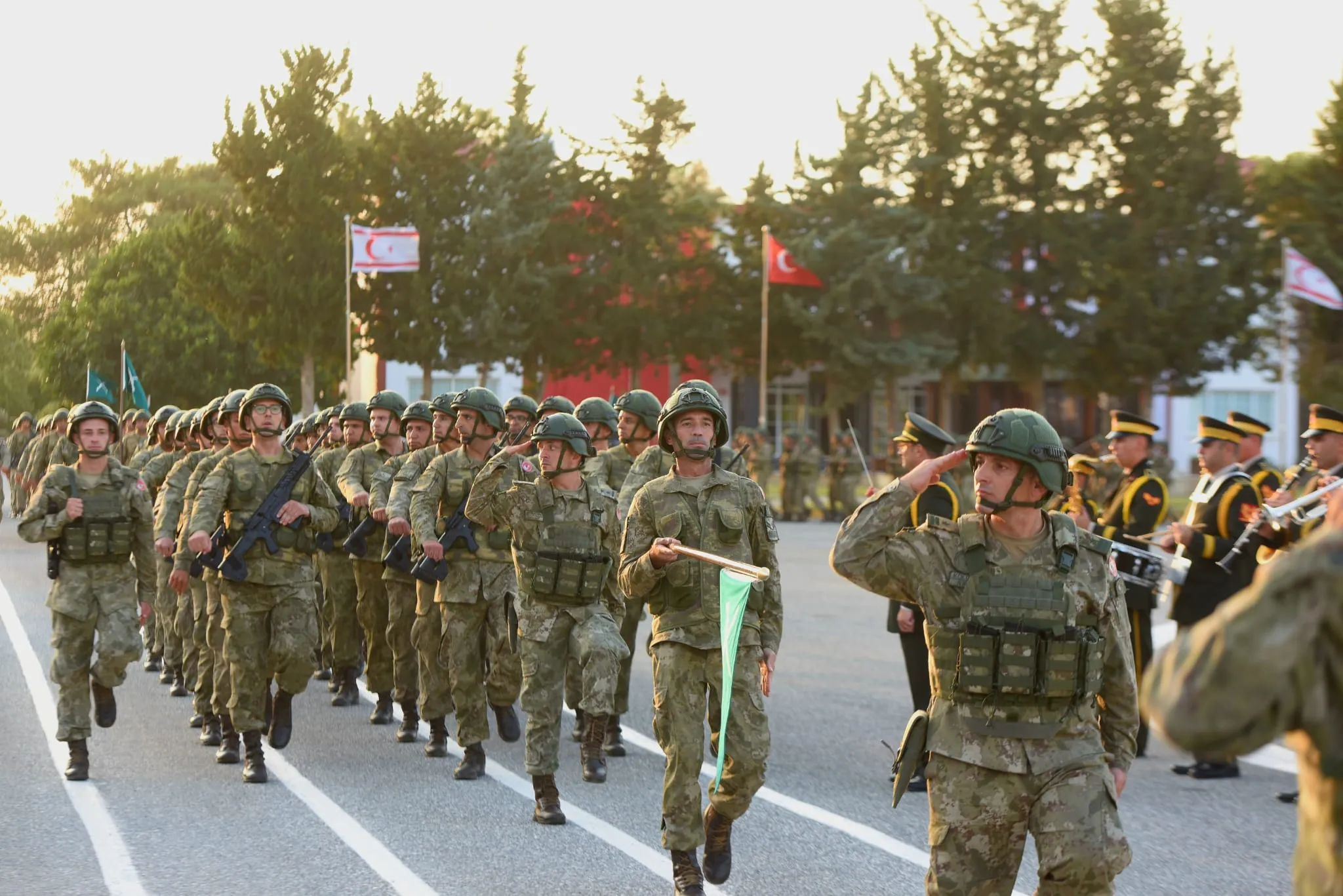 Güvenlik Kuvvetleri Komutanlığı 4. Piyade Alayı Sancak Devir Teslim Töreni Gülseren’de yapıldı