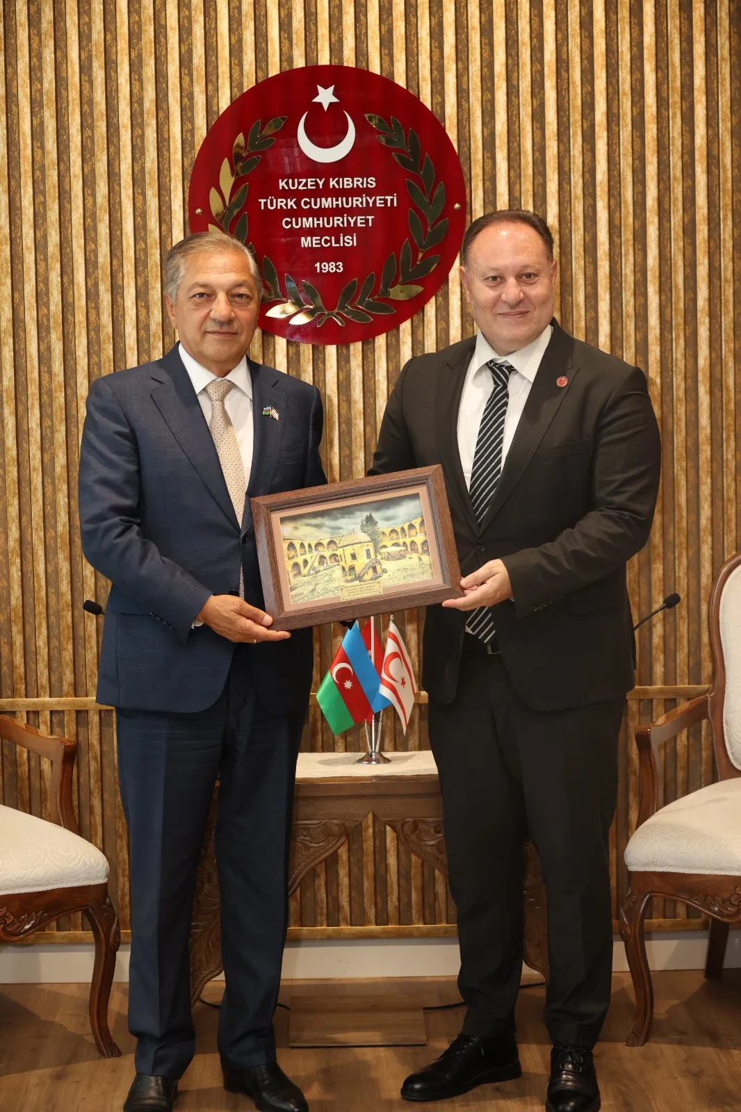 Meclis Başkanı Öztürkler, Azerbaycan heyetini kabul etti