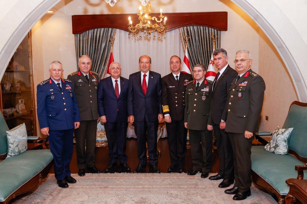 
                        Cumhurbaşkanı  Tatar, TC   Milli Savunma Bakanı Yaşar Güler’i kabul etti        