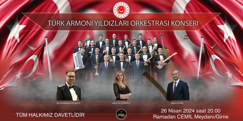 
                        Türk Armoni Yıldızları Orkestrası cuma günü Girne’de konser verecek        